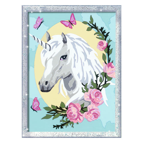 Ravensburger creart unicorn portrait - schilderen op nummer voor kinderen