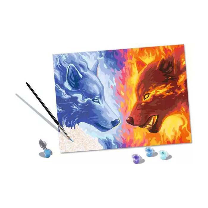 Ravensburger creart schilderen op nummer - fire and ice