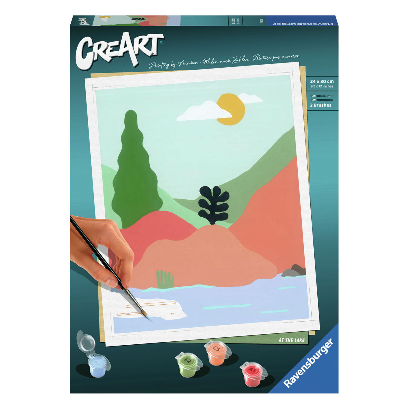 Ravensburger creart schilderen op nummer - at the lake