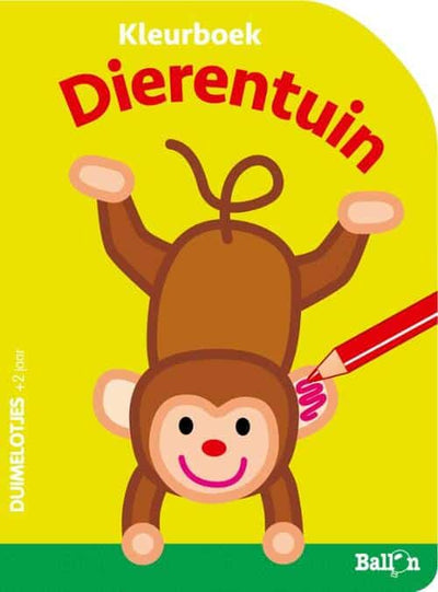 De ballon duimelotjes dierentuin kleurboek