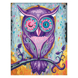 Ravensburger schilderen op nummer ravensburger creart schilderen op nummer - dreaming owl - afbeelding 2