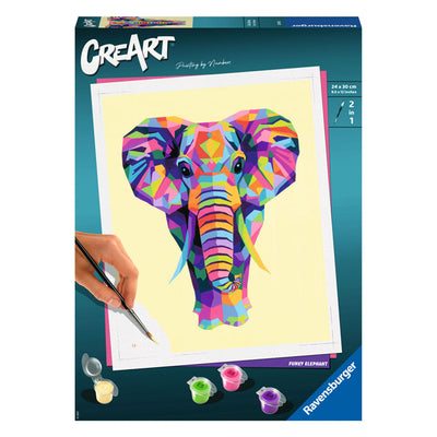 Ravensburger creart schilderen op nummer - elephant