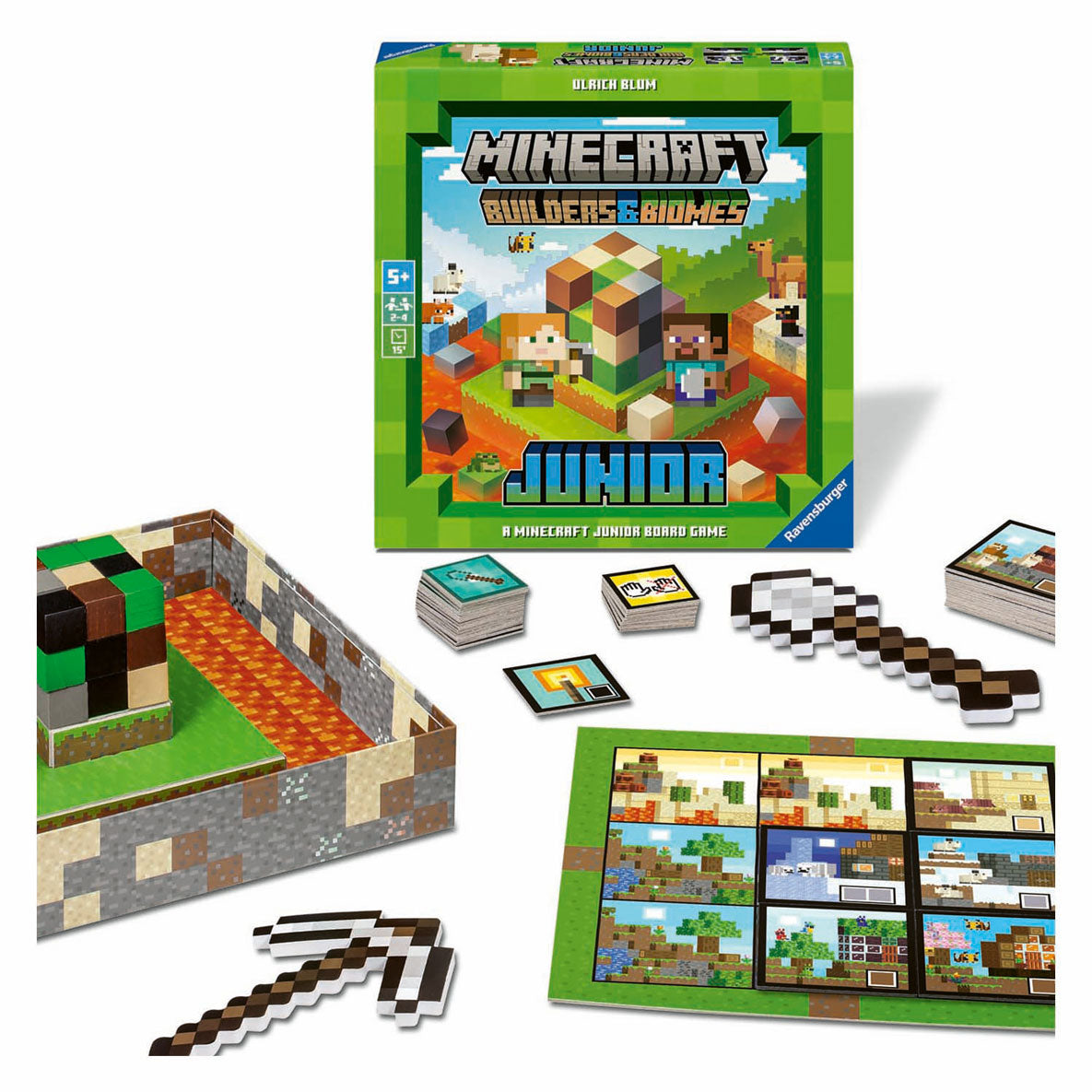 Ravensburger spel minecraft bouwen junior