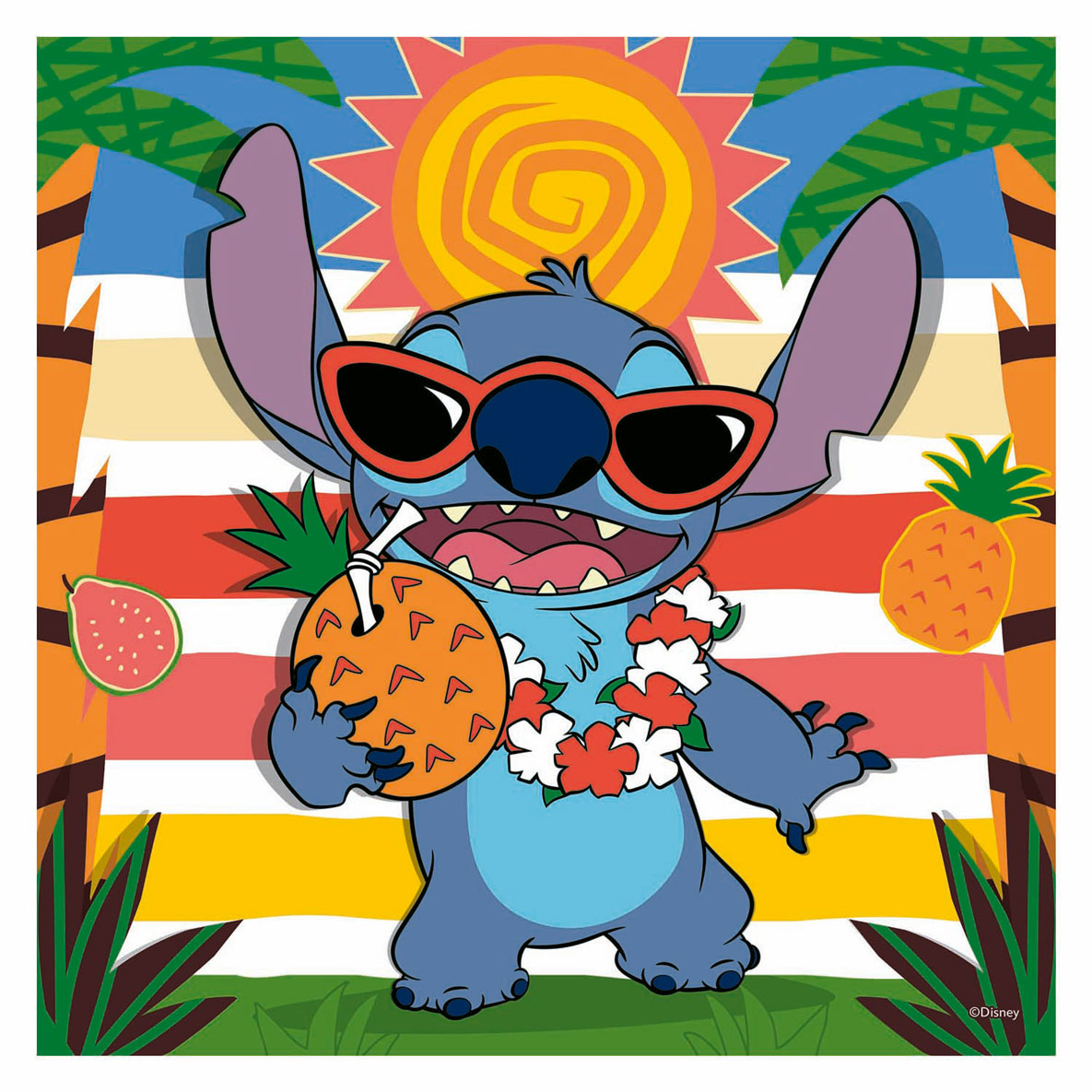 Ravensburger puzzel disney stitch 3x49 stukjes