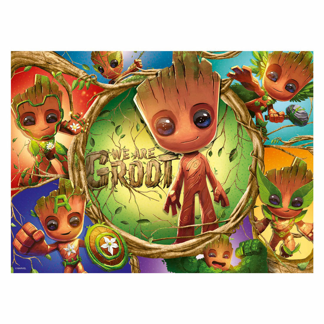 Ravensburger legpuzzel xxl marvel groot, 100st.