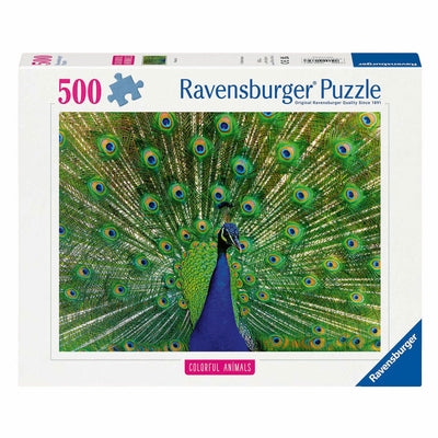 Ravensburger puzzel peacock 500 stukjes