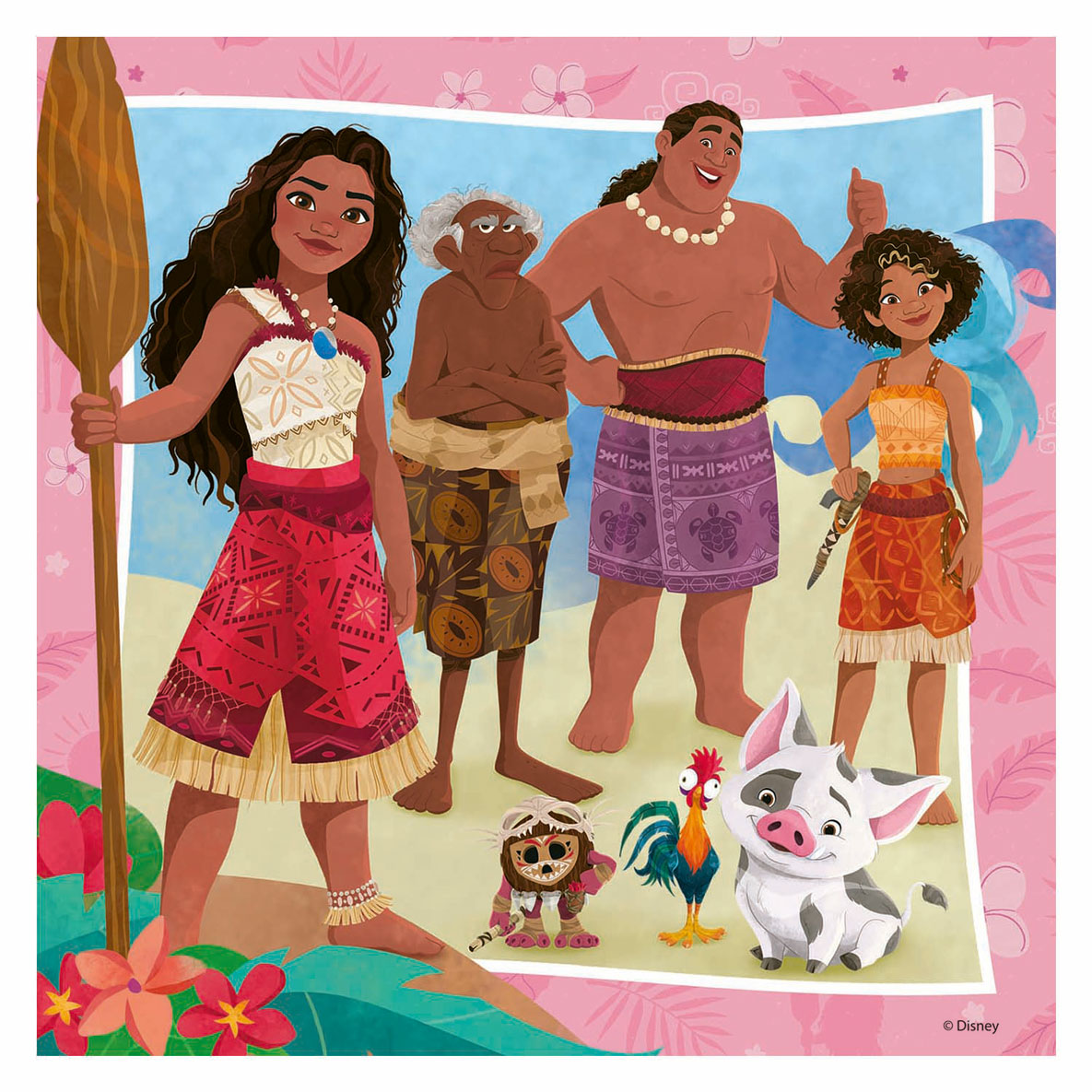 Ravensburger puzzel vaiana 2 op naar nieuwe avonturen! - legpuzzel - 3x49 stukjes