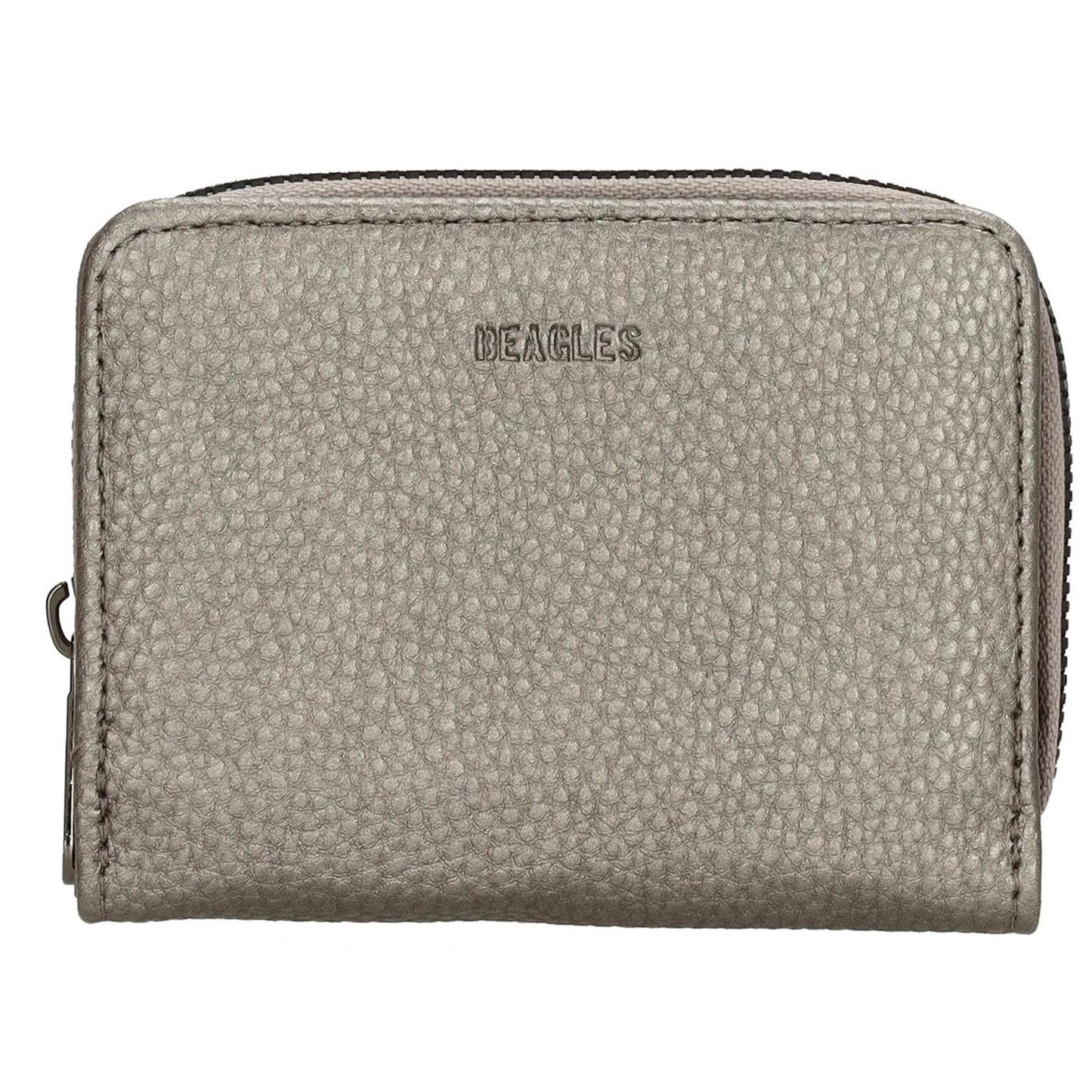 Beagles lizaso portemonnee - 990 donkerzilver 9x12x3cm polyester