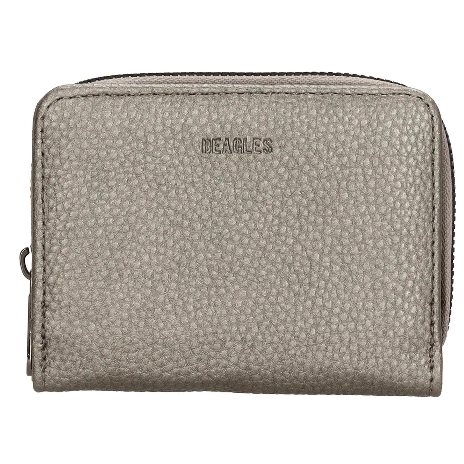Beagles lizaso portemonnee - 990 donkerzilver 9x12x3cm polyester