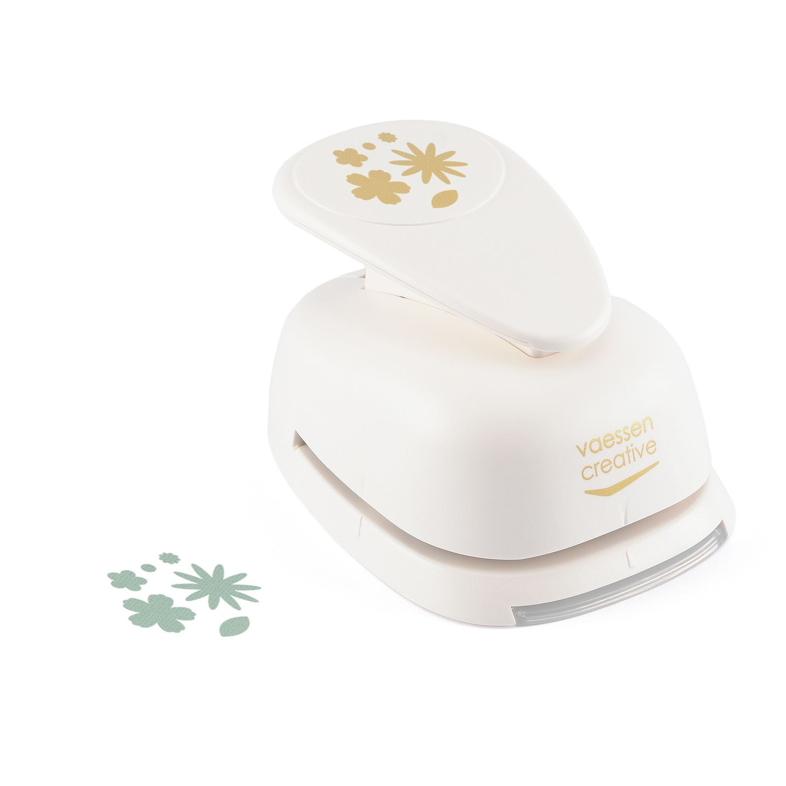 Vaessen creative • figuurpons bloemenset jumbo+ ø6cm