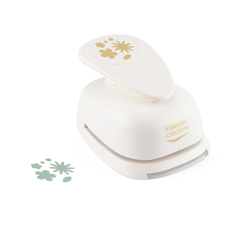 Vaessen creative • figuurpons bloemenset jumbo+ ø6cm