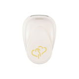 Vaessen creative • figuurpons 2 hartjes medium - afbeelding 1