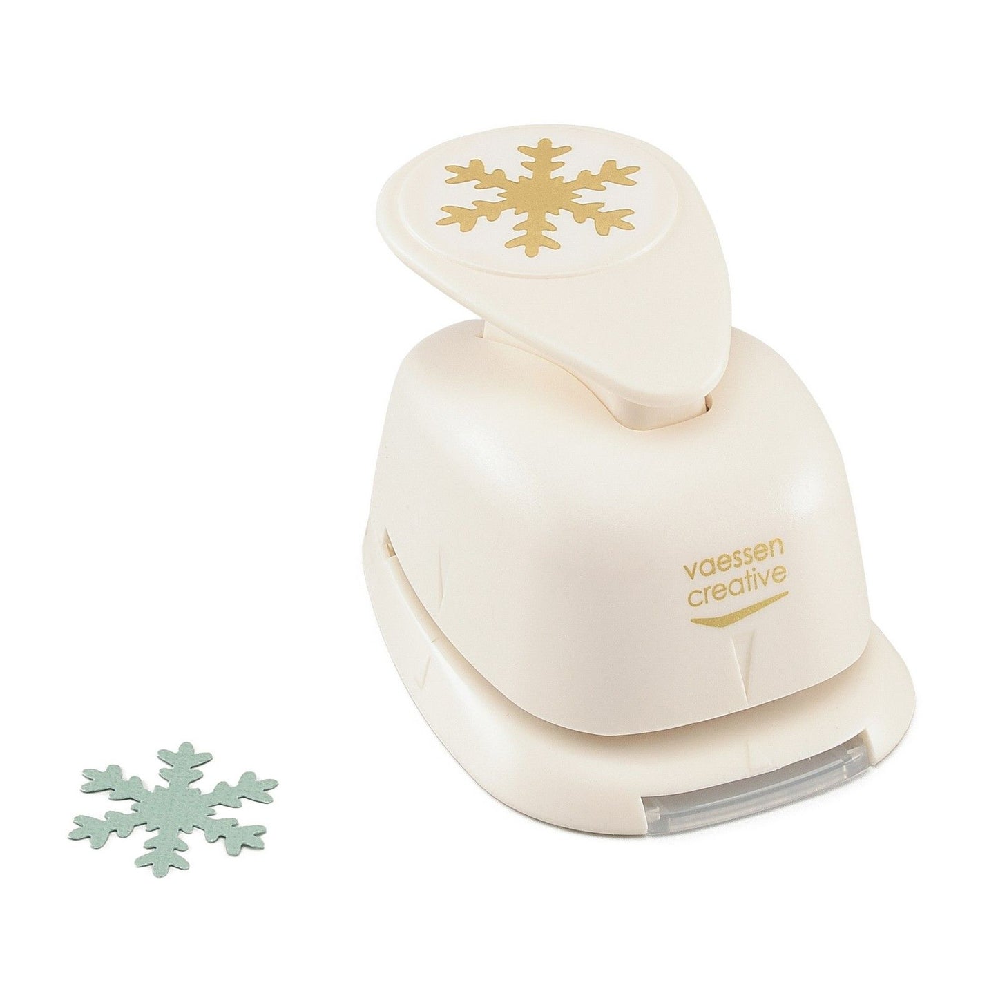 Vaessen creative • figuurpons sneeuwvlok icy wonder medium
