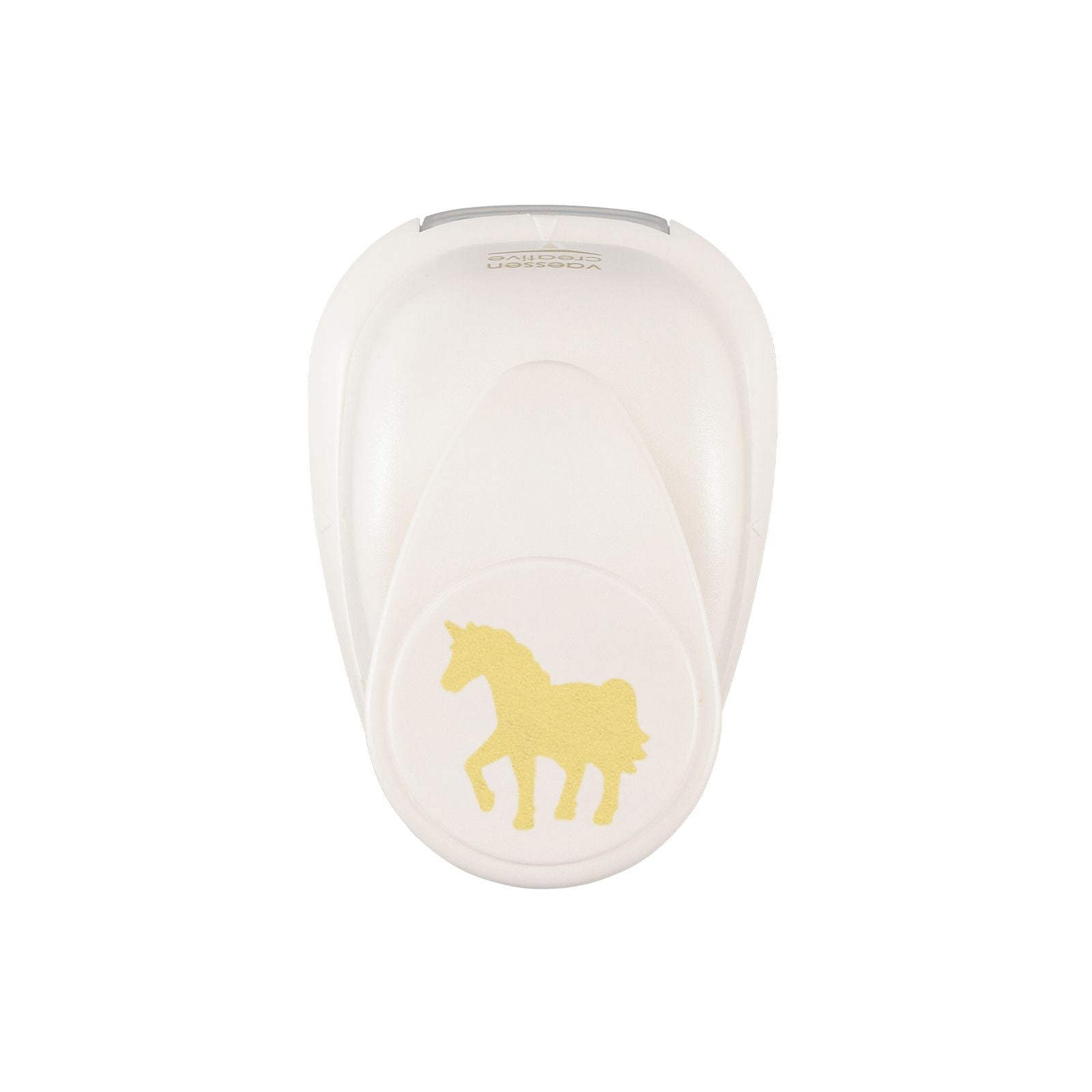 Vaessen creative • figuurpons eenhoorn medium 2x2cm