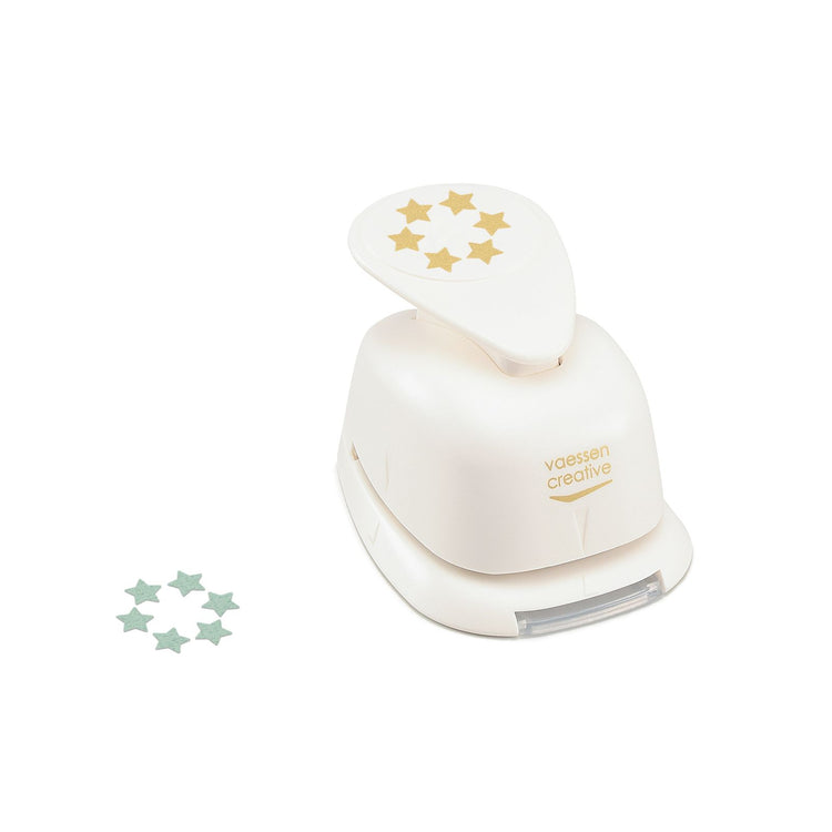 Vaessen creative • figuurpons sterren medium ø2,5cm