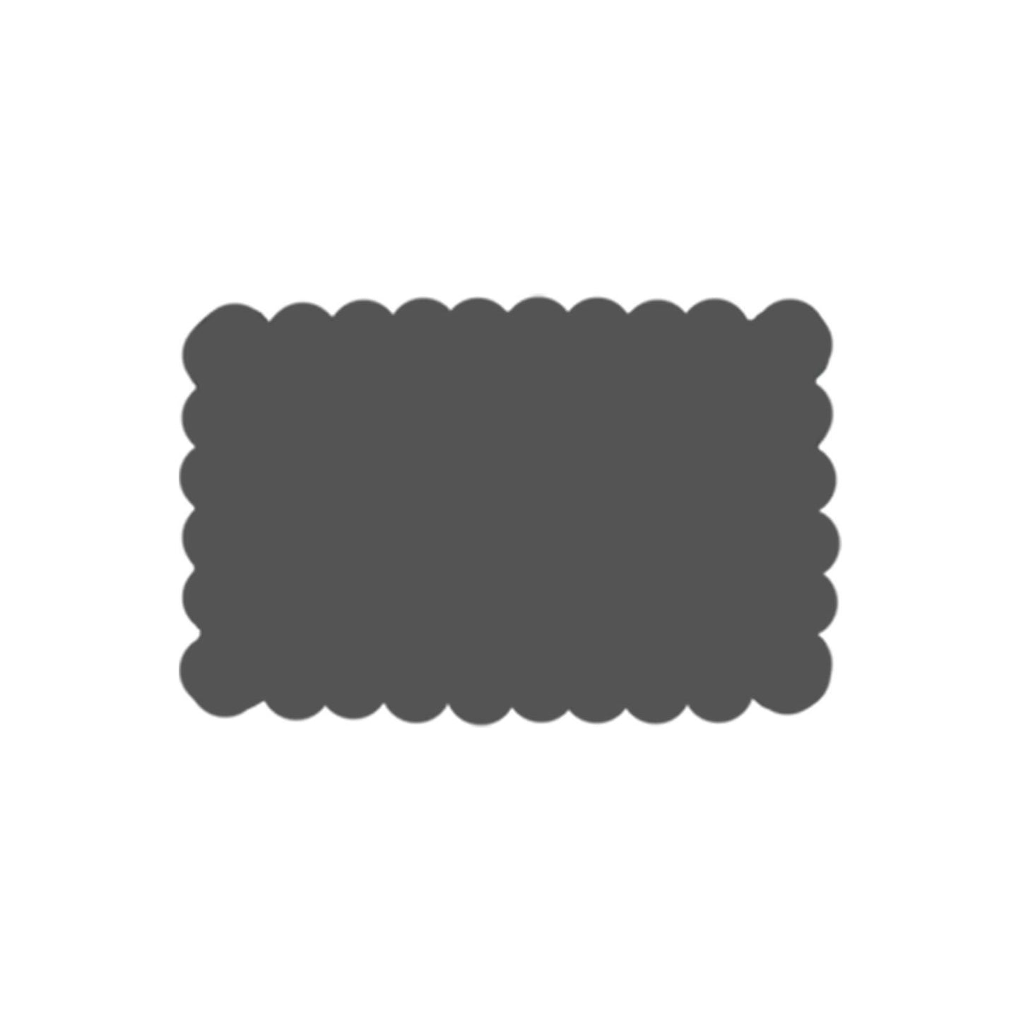 Vaessen creative • figuurpons rechthoek schulp small