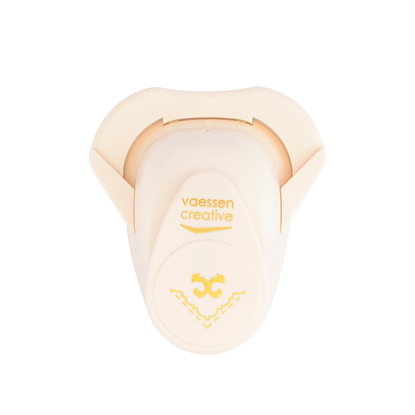 Vaessen creative • hoekpons krul met sierrand