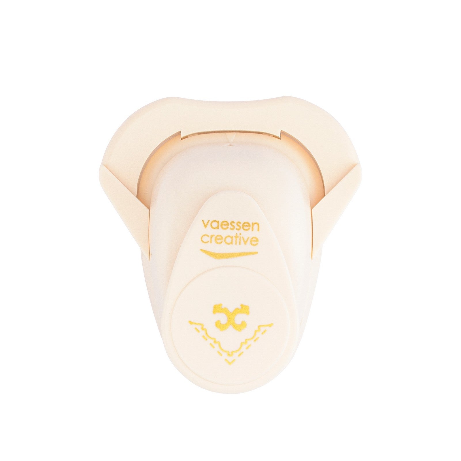 Vaessen creative • hoekpons krul met sierrand