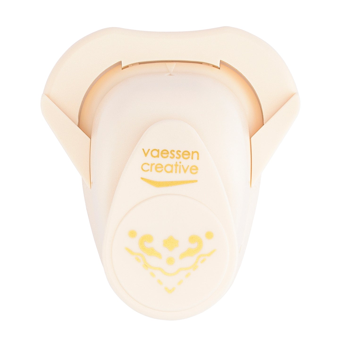 Vaessen creative • hoekpons sterretje met sierrand 1,7x2,4cm