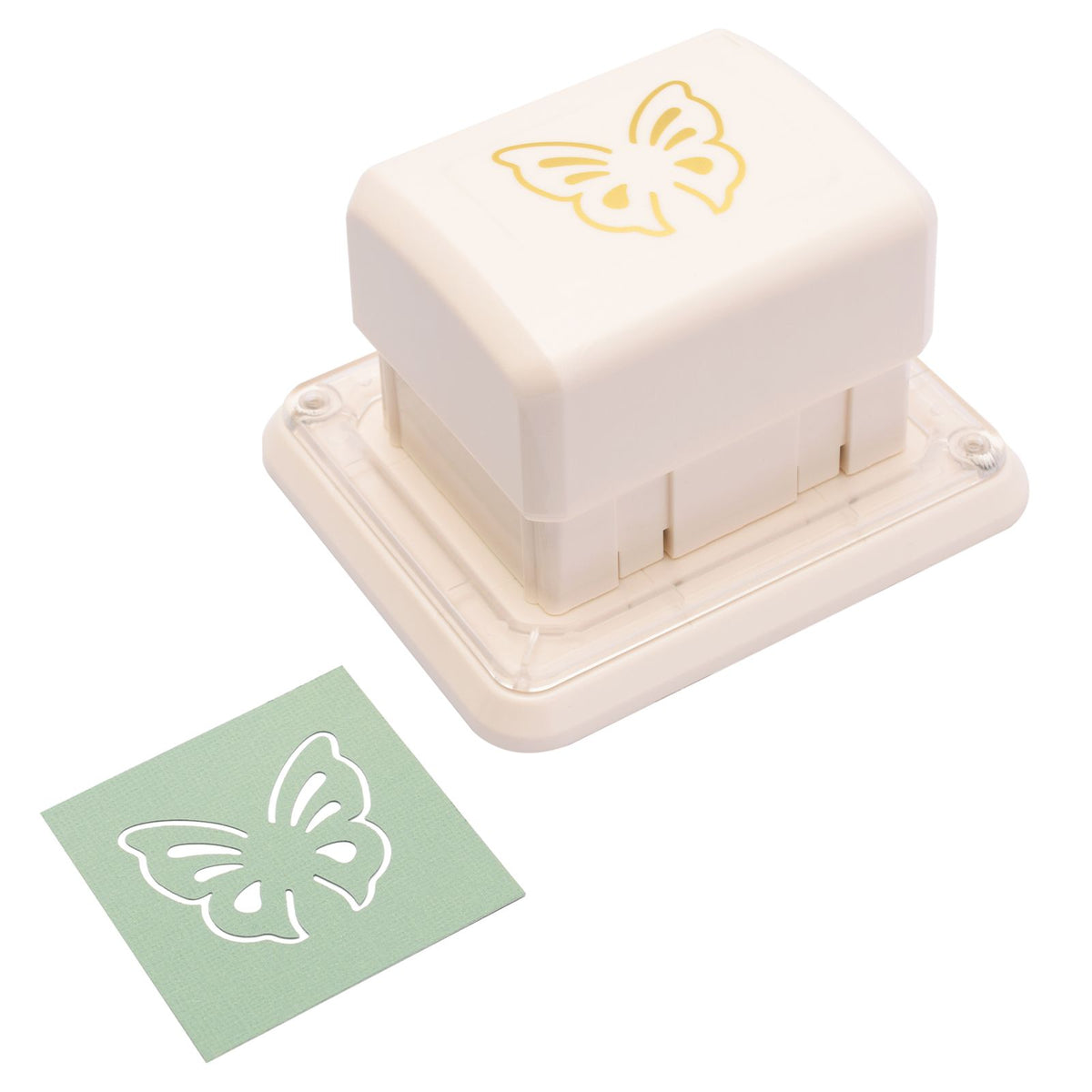 Vaessen creative • magnetische pons 3d vlinder 3,8x4,6cm