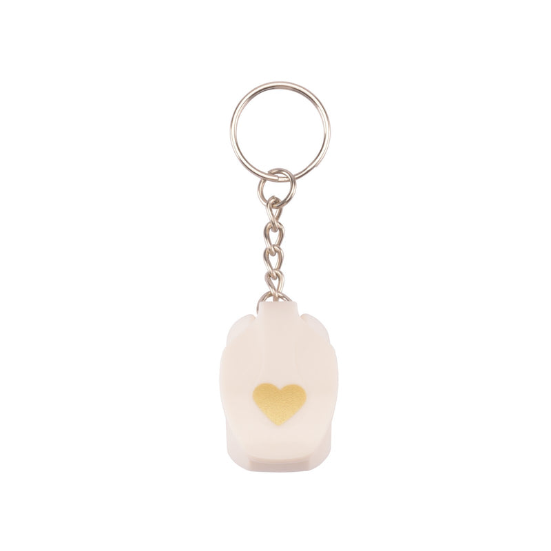 Vaessen creative • sleutelhanger pons hart 8x9,5mm