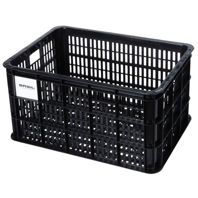 Basil fietskrat L - groot - 40 liter - zwart