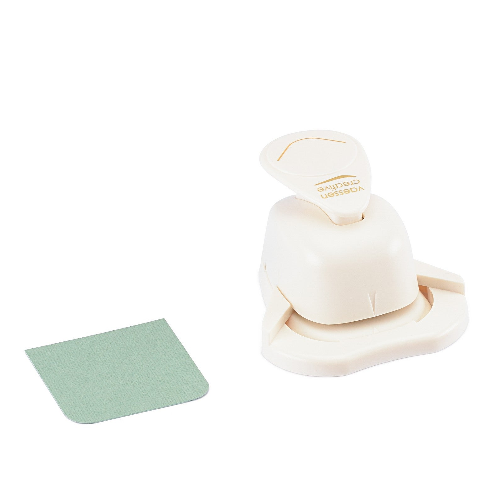 Vaessen creative • hoekpons rond hoekornament 9,6x25mm