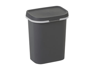 Curver afvalbak mistral plat 10 liter anthraciet 25x17x30 cm (bxdxh)