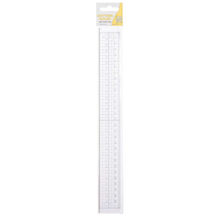 Nellie's choice • cutting ruler with metal strip 30cm