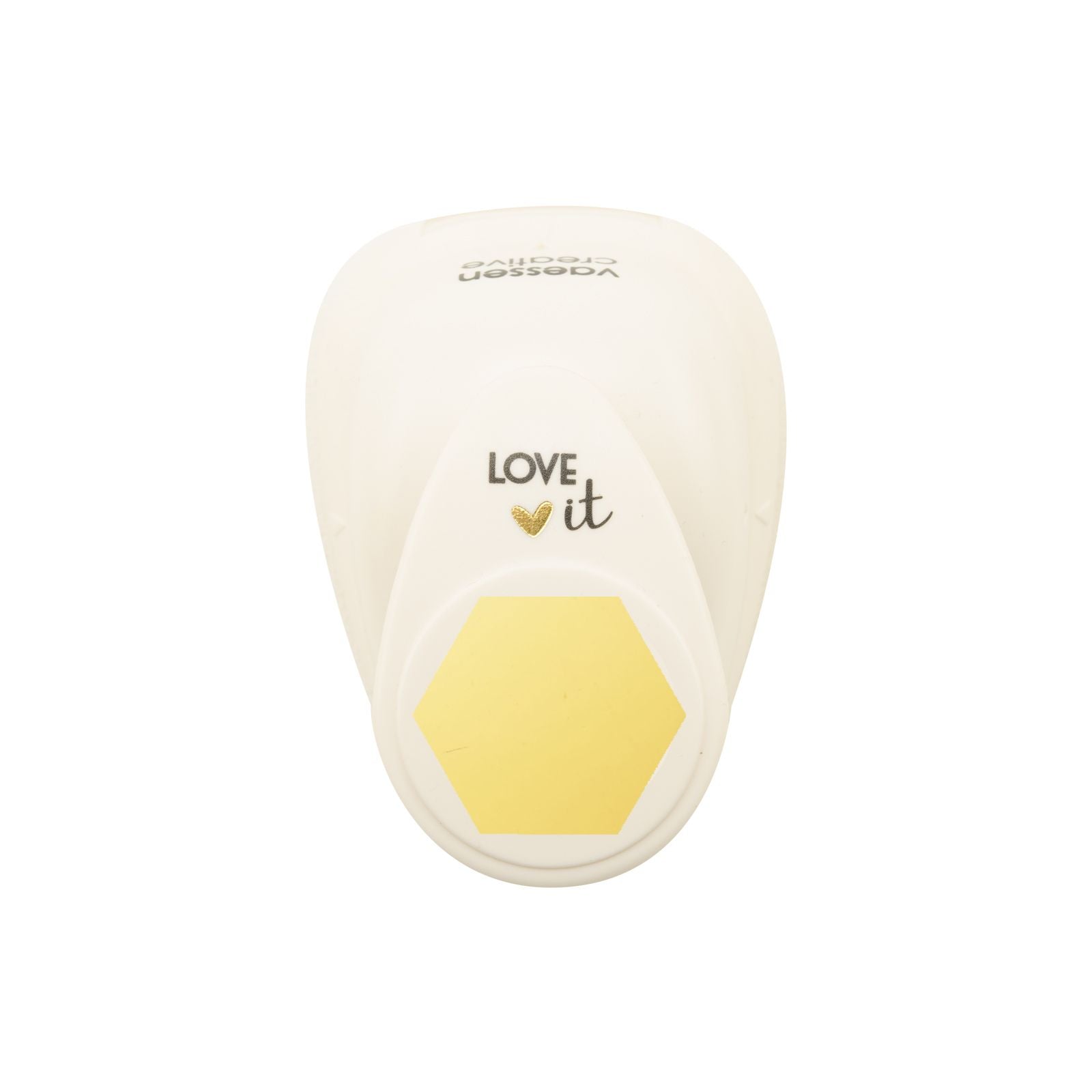 Vaessen creative • love it figuurpons hexagon medium