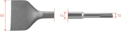 Rotec sds spadebeitel 60x250mm