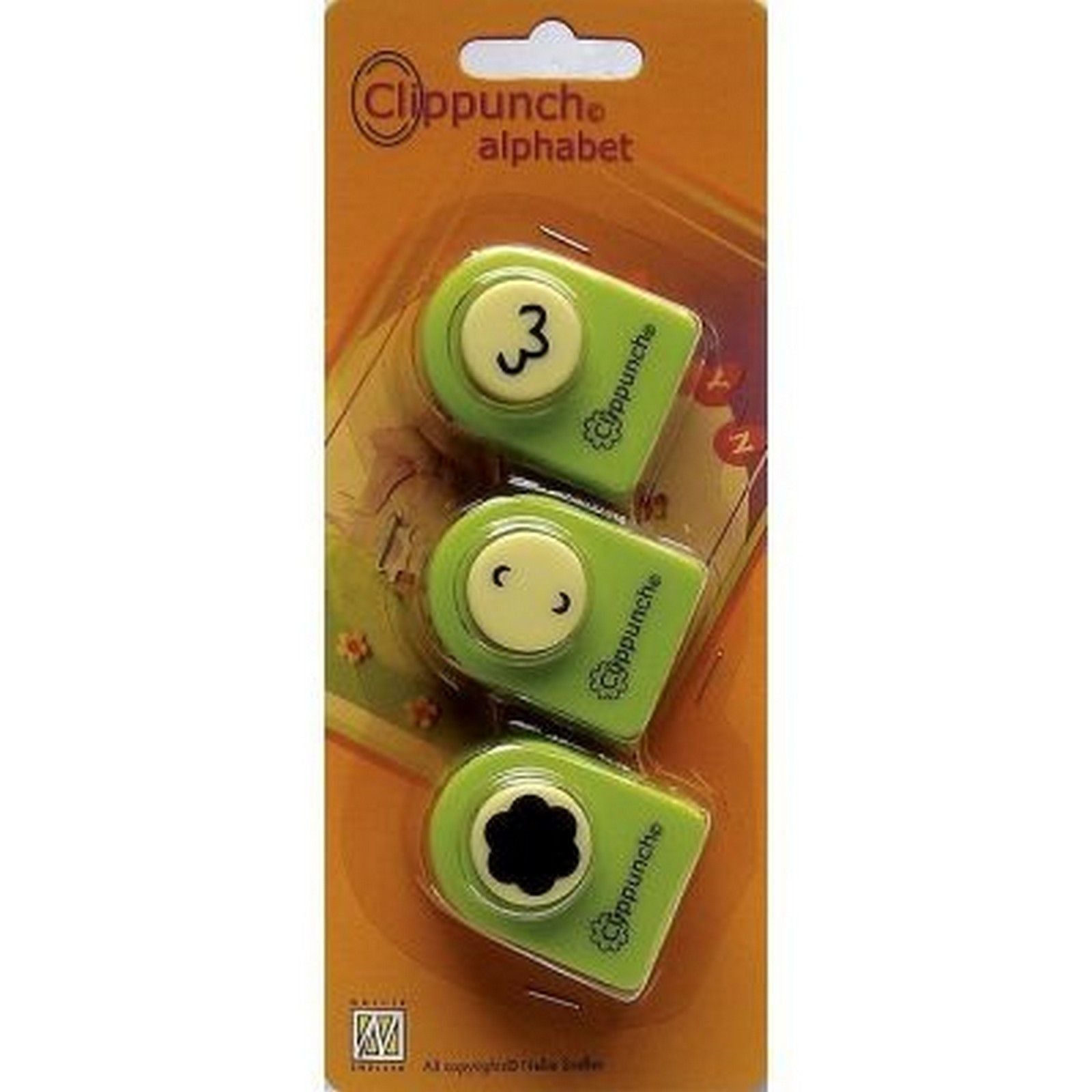 Nellie's choice • clippunch set alphabet flower