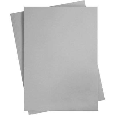 Gekleurd karton, a2, vel 420x594 mm, 180 gr, grijs, 10 vel 1 doos