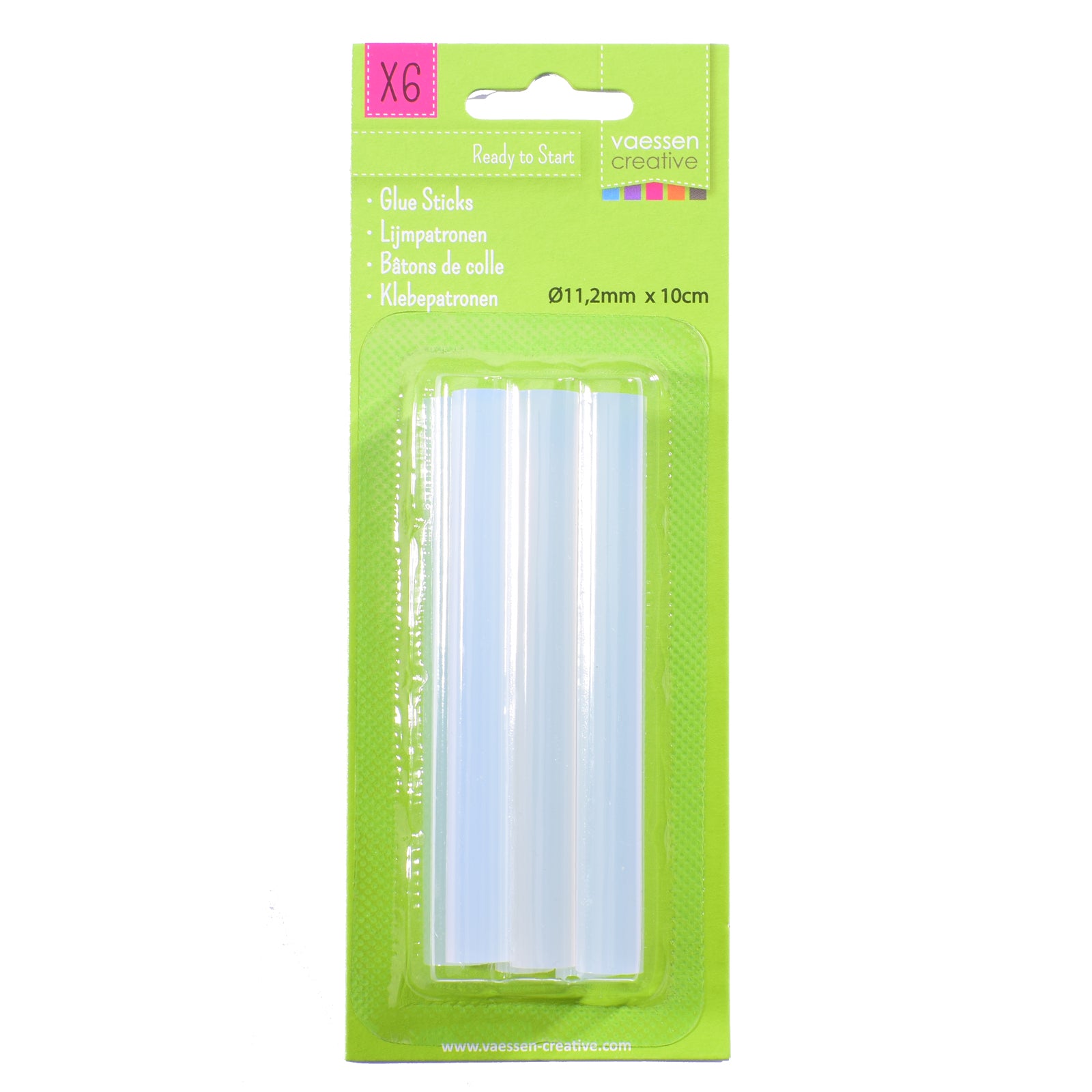 Vaessen creative • lijmpatronen 11,2x100mm 6pcs