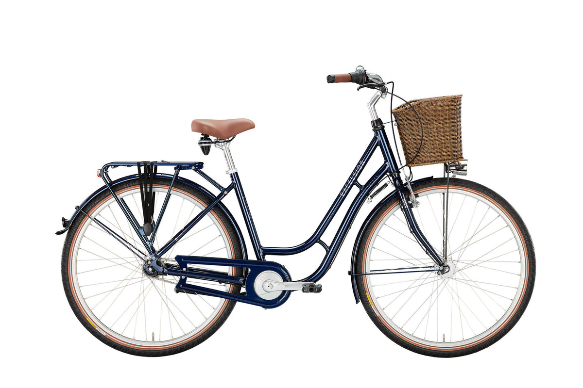 Excelsior stadsfiets swan-retro alu mod. 24 bike exce.swan-retro alu 28 53 tour 3sp dark blue