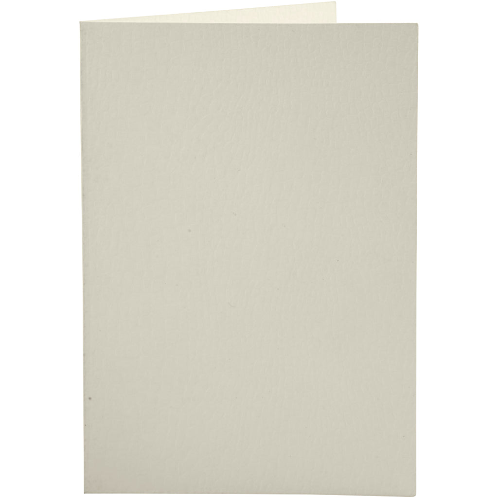 Kaarten, afmeting kaart 10,5x15 cm, off-white, 10 stuk 1 doos