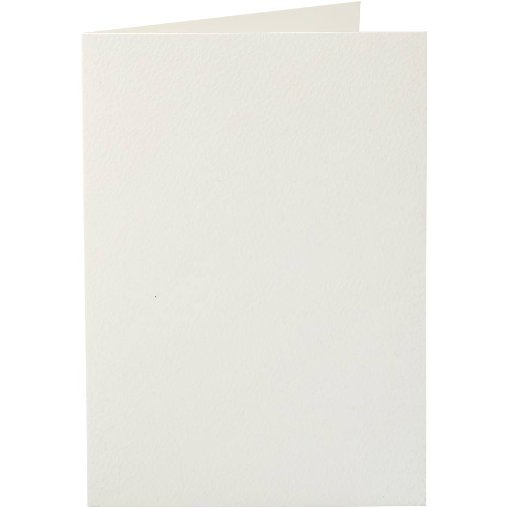 Kaarten, afmeting kaart 10,5x15 cm, 220 gr, off-white, 10 stuk 1 doos
