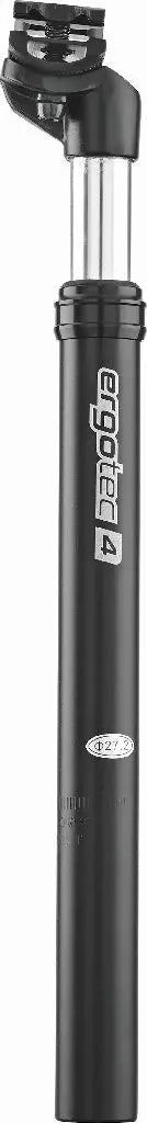 Ergotec seatpost sp-4.1 27.2 x 350 40 98 with saddle attachment clamp