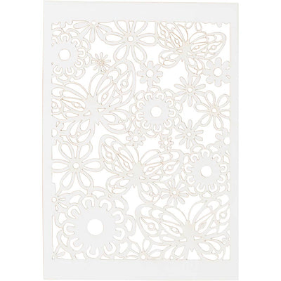 Creativ company patroonkarton, vel 10,5x15 cm, 200 gr, wit, 10 stuk 1 doos