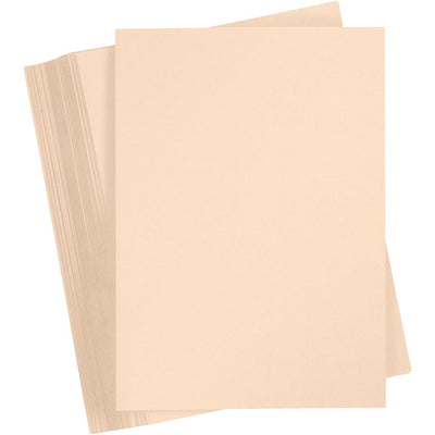Gekleurd karton, a4, vel 210x297 mm, 180 gr, beige, 100 vel 1 doos