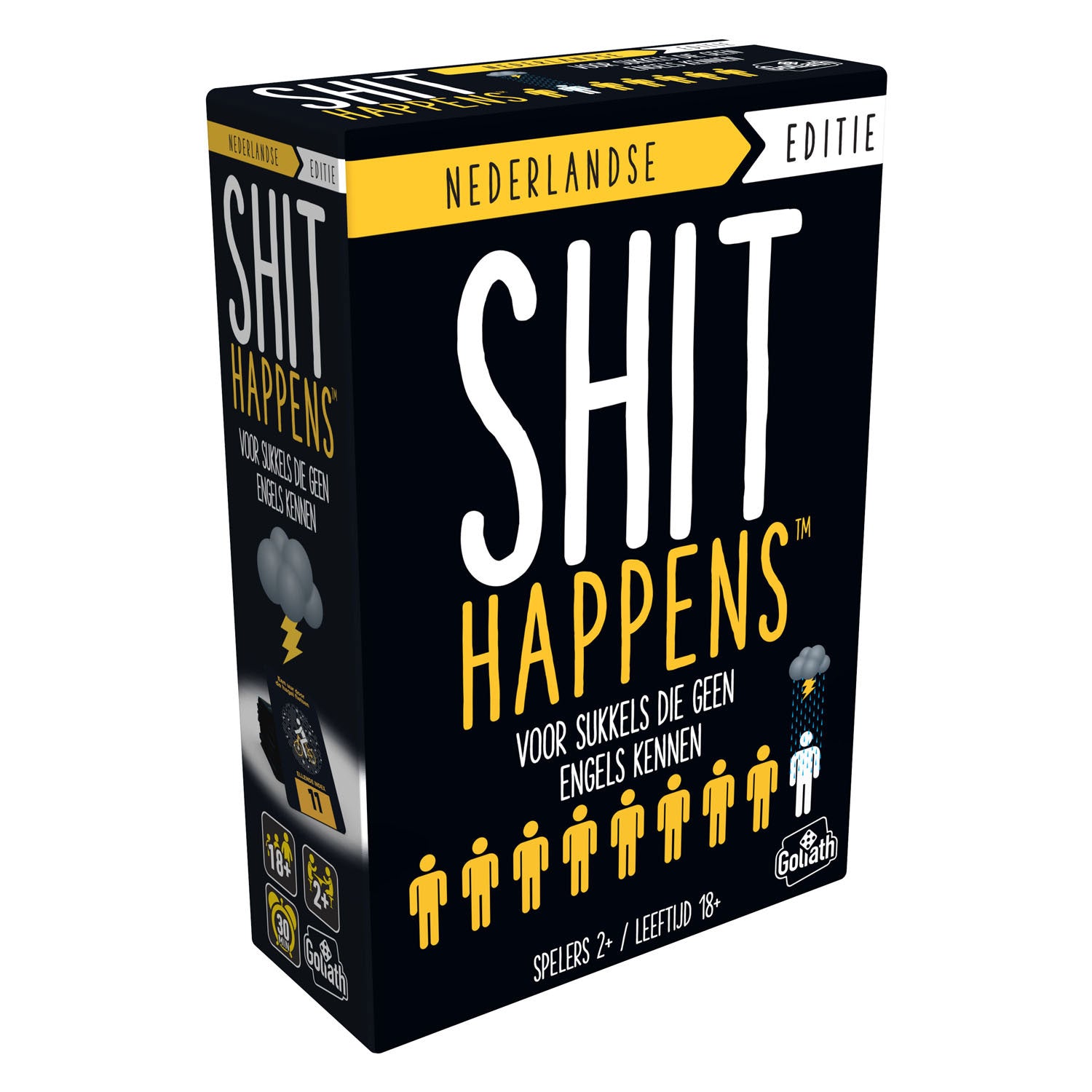 Goliath shit happens: voor sukkels die geen engels kunnen - partyspel | 2 stuks