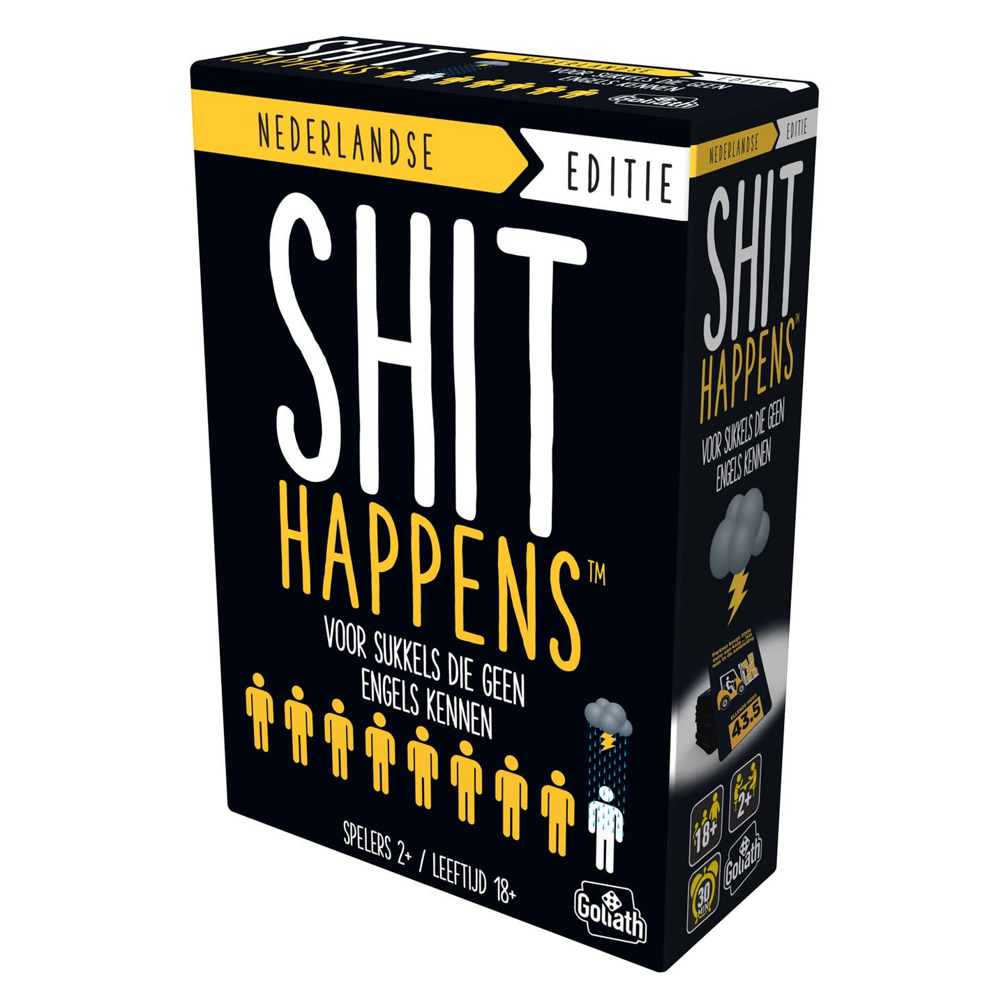 Goliath shit happens: voor sukkels die geen engels kunnen - partyspel | 2 stuks