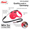 Flexi rollijn classic cord rood
