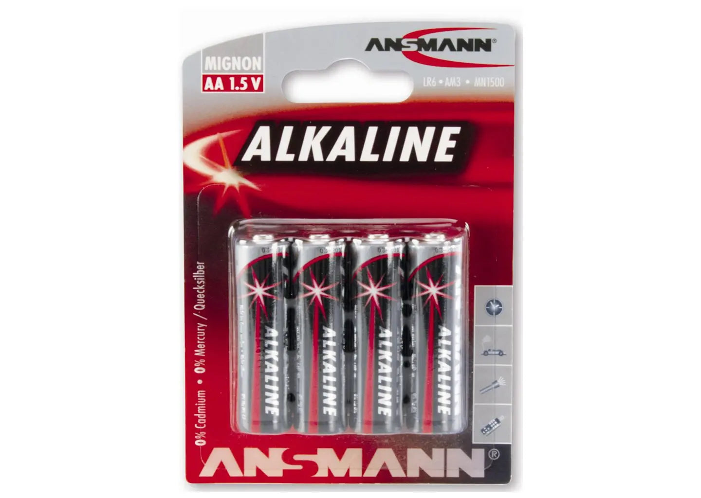 Barbieri ansmann batteries type aalr6 mignon 4 pieces