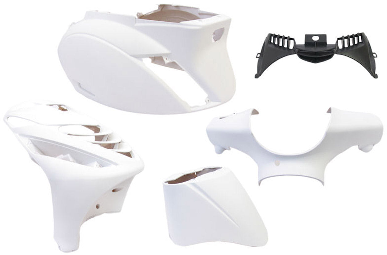 Edge plaatset 5-delig voor piaggio zip-sp vanaf bouwjaar 2000 - mat wit