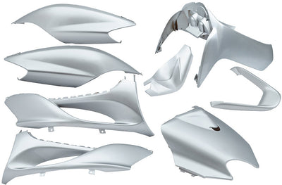 Edge plaatset 9-delig voor yamaha jog r mbk machg - metallic zilver