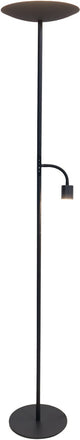 Eglo conivarino vloerlamp - leeslamp - led - 170 cm - zwart - dimbaar