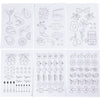 Https: www.cchobby.nl wateroplosbare-borduurvellen-decoratieve-dessins-a5-vel-148-5x210-mm-6-vel-1-doos