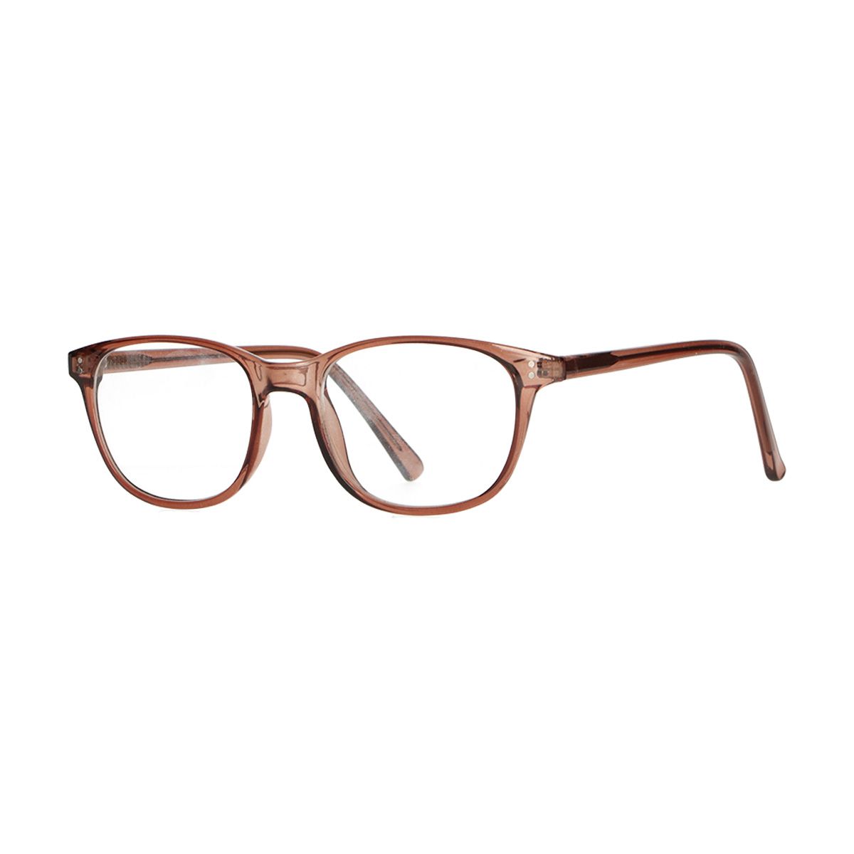 Spectrum leesbril transparant bruin 2.50