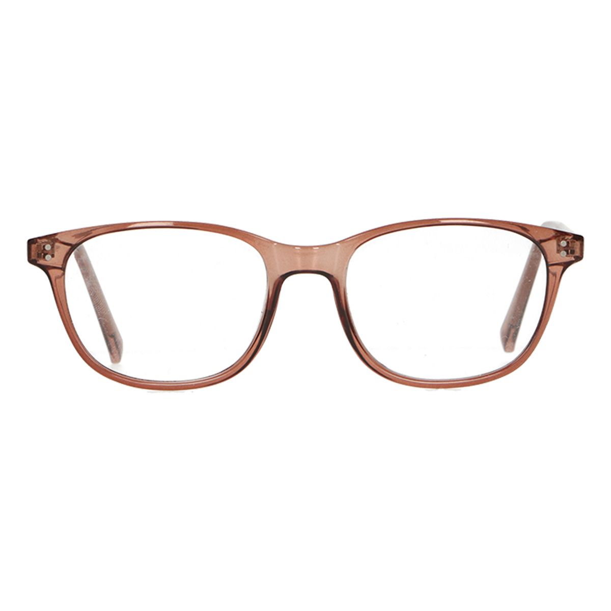 Spectrum leesbril transparant bruin 3.50